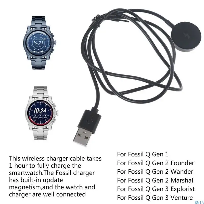 R91A การชาร์จฐานเครื่องชาร์จแม่เหล็ก Dock Dock Power Power Adapter สำหรับ FO-SSIL Gen 3