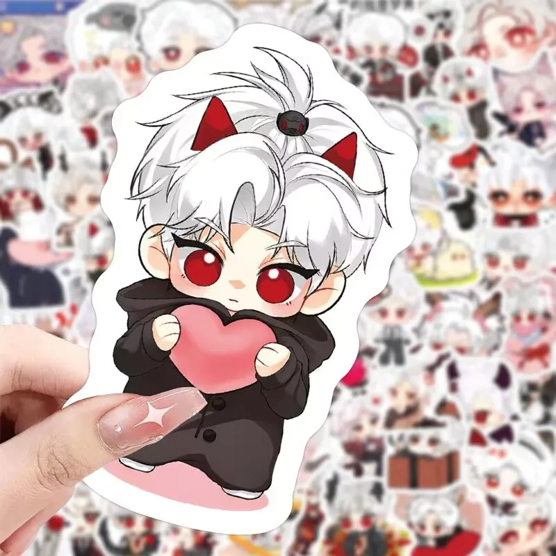 ملصقات الحب والمساحة العميقة 206 Q-সংস্করণ "Sylus Qin Che" للكمبيوتر الديكور الرجالي اللطيف بدون قطع