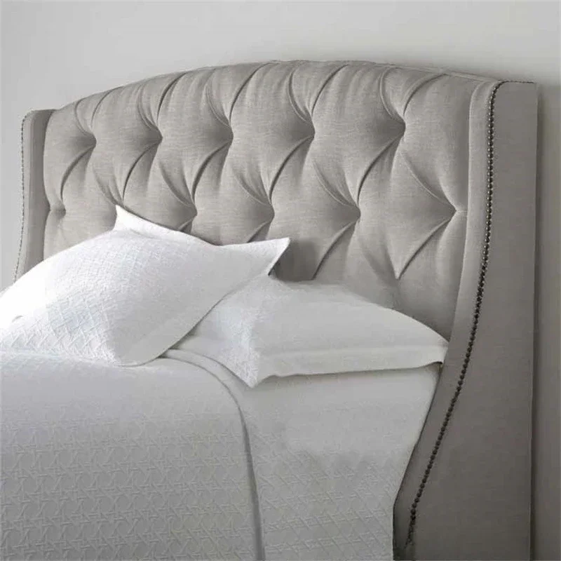 เตียงนอนไฮดรอลิกแบบมีกล่องเก็บของผ้าหุ้มสไตล์อเมริกัน ขนาด 1.5 * 1.8 เมตร พร้อมที่เก็บของสำหรับงานแต่งงาน