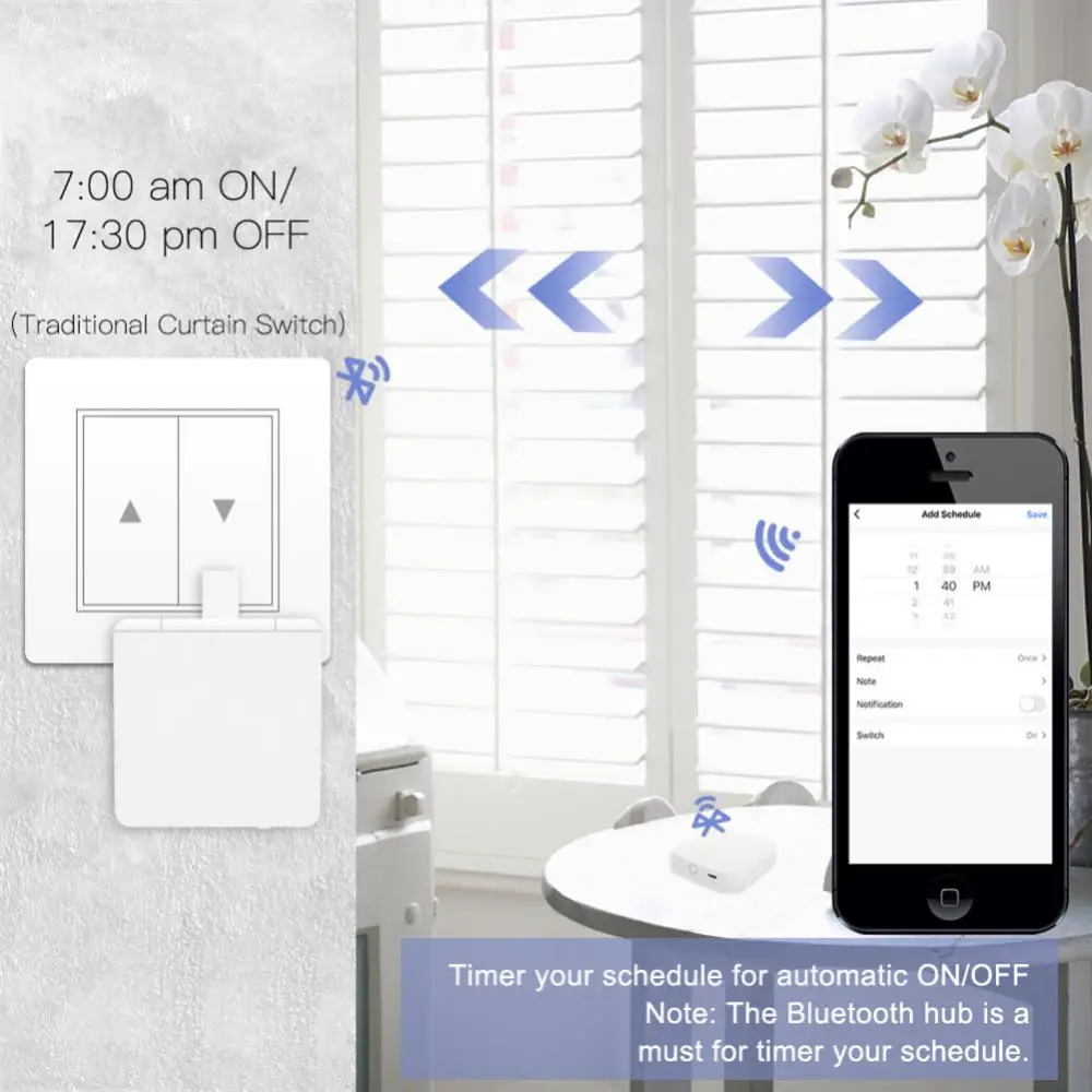 Tuya Smart CuInfouch Switch, WiFi Finger Button Pusher, Robot Smart Home, Voice Control pour Alexa Assistant