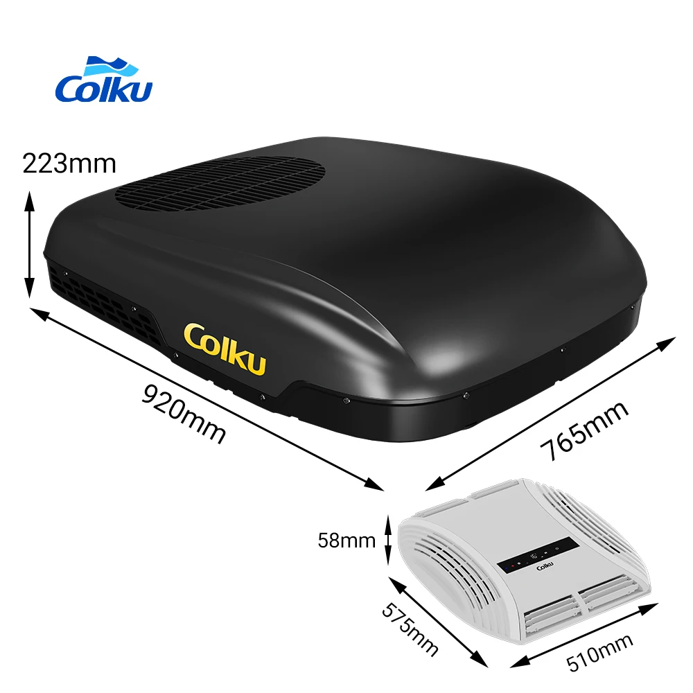 Factory Price New For 220V Parking Air Conditioner Rooftop Cooler For RV Camper Van With 3250W Cooling And Atmosphere Light