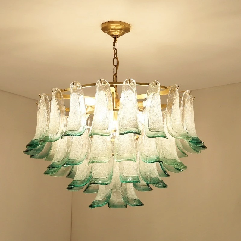 Modern Minimalist Colored Glass Chandelier Living Room Bedroom Hotels and Homestays Villa High-end and Classy Decoration Fixture