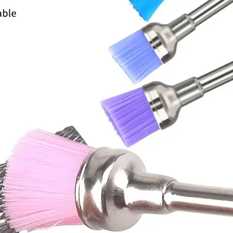 Nail Drill Bit Cleaning Brush Cleaner Electric Nail Files Milling Cutter Dust Remover Drill Accessories Nail Art Tool Polisher