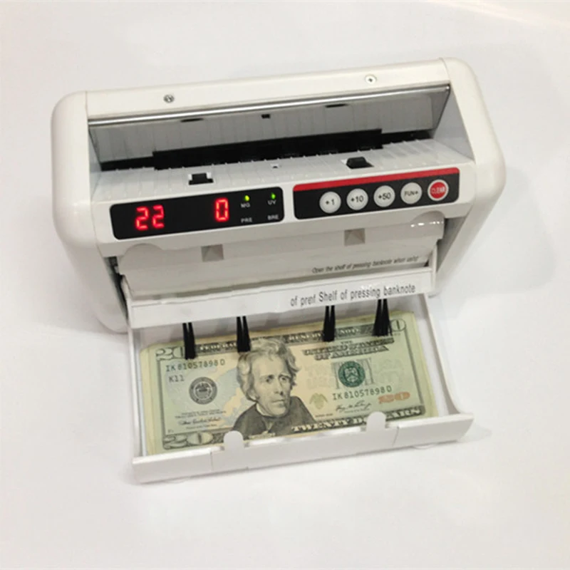 HHOK1000 Portable Multi-Currency Banknote Detector: Euro, US Dollar, and British Pound Recognition; Fully Automatic Banknote Cou