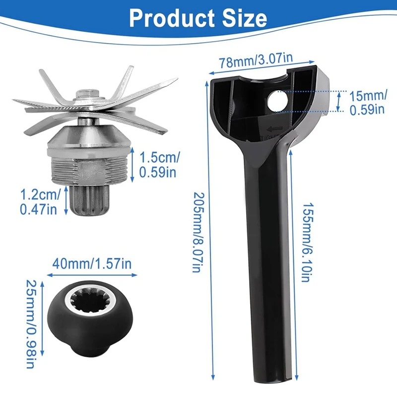 جزء بديل لخلاط الشفرات الرطبة ، خلاط قياسي ، حاويات منزلية ، 64 أونصة ، 32 أونصة ، لسلسلة Vitamix