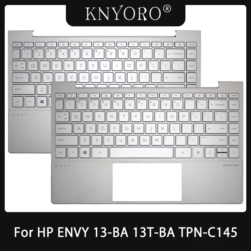 

Original US Keyboard for HP ENVY 13-BA 13T-BA TPN-C145 Laptop Case Palmrest Upper Cover Replacement Housing with Backlit 95% NEW