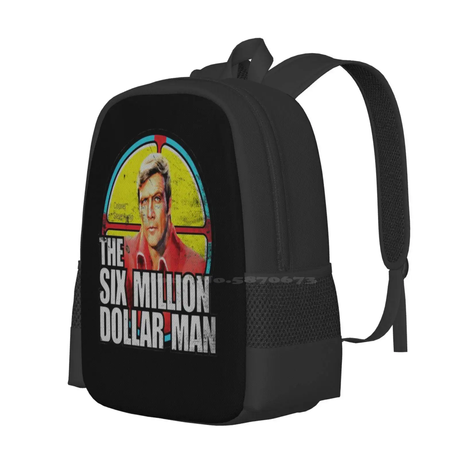 Six Million Dollar Man T-Shirtvintage Retro Six Million Dollar Man Hot Sale Schoolbag Backpack Fashion Bags Six Million Dollar