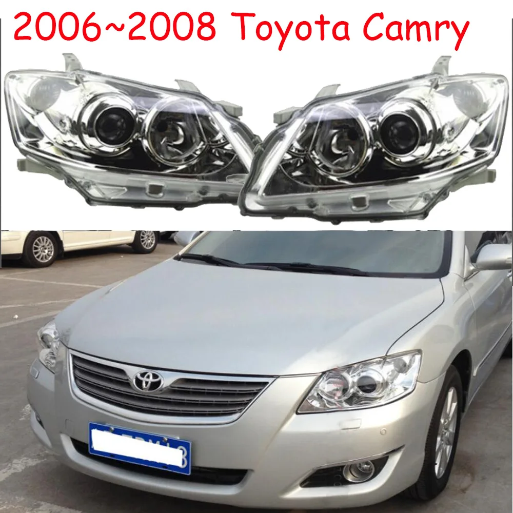 1pcs Car Styling  Head Lamp For Camry Headlight 2006 2007 2008year Car Accessories Bumper Light Camry Head Light