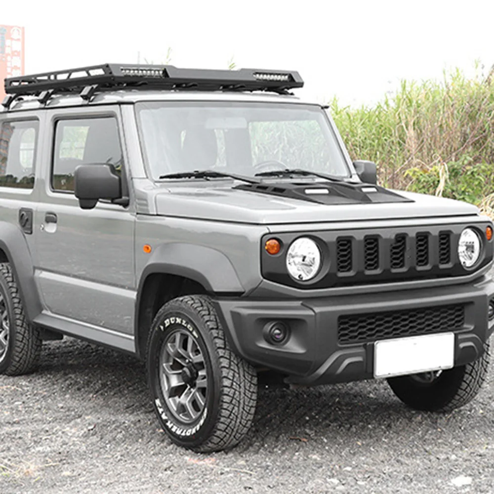 Car Front Bonnet Hood Scoop Decorative Cover For Suzuki Jimny JB64 JB74 2019‑2026 Engine Hood Air Vent Trim Upgrade Parts