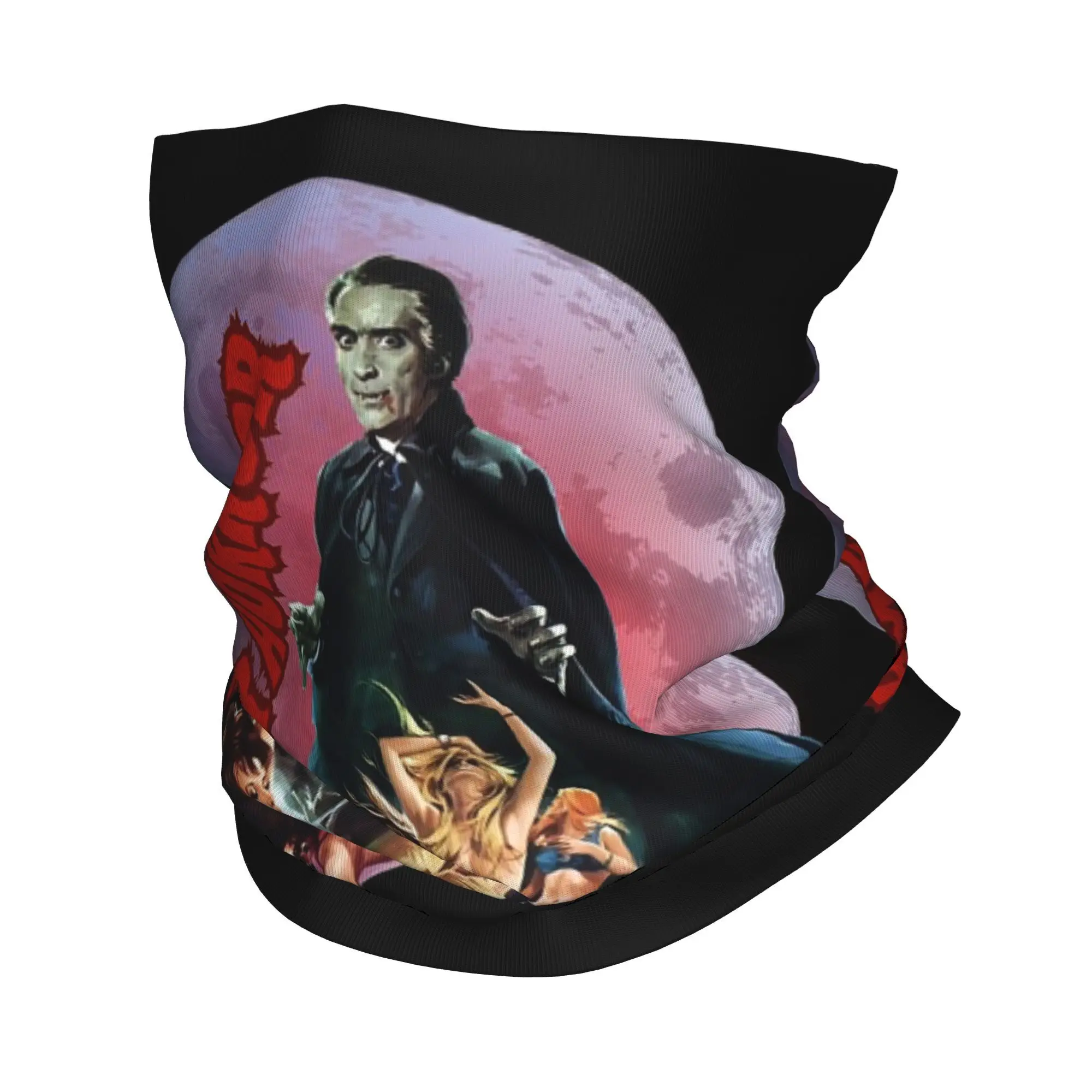 Penutup Leher Bandana Horor Hammer Syal Bungkus Cetak Hiasan Kepala Multifungsi Lari untuk Pria Wanita Dewasa Bernapas