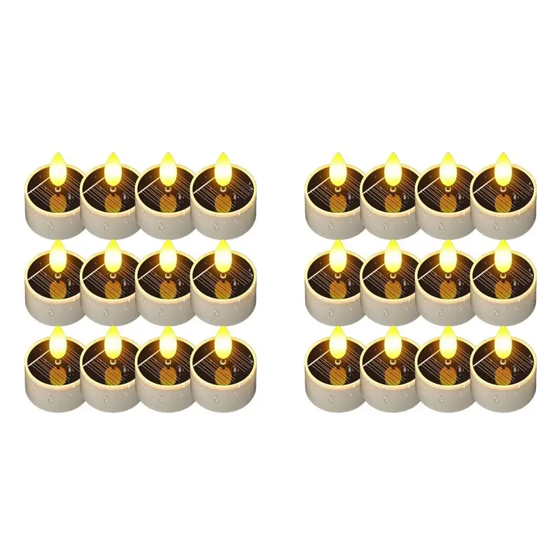 thivn-solar-tea-lights-bougies-chauffe-plat-impermeables-pour-l'exterieur-24-petites-bougies-chauffe-plat-de-15x21-pouces-s'allument-automatiquement-la-nuit-pour-patio-et-jardin