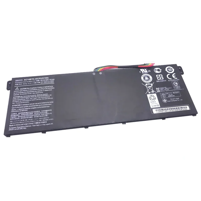 WHOLESALE New AC14B7K Laptop Battery for Acer Spin 5 SP515-51GN Swift SF314-52 Nitro 5 AN515-42 15.28V 3320mAh 50.7WH