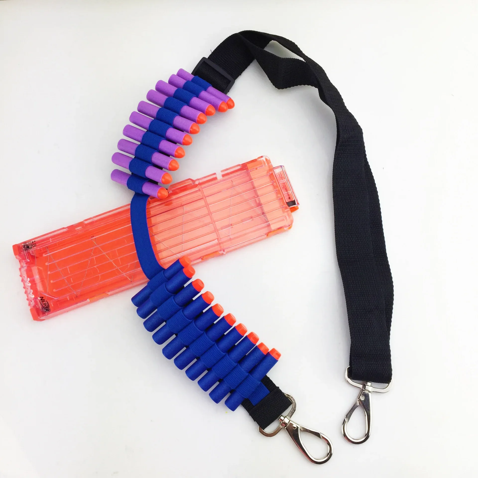 Bandolier Toy Gun Soft Bullets Belt Shoulder Strap Clip Charger Darts Ammo Storage For Nerf N-strike Blasters Cartridge Holder