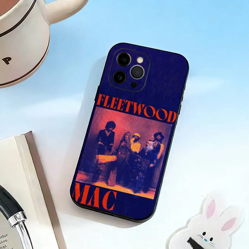Band F-Fleetwood M-Mac  Phone Case For iPhone 17, 16,15,14,13,12,11 Plus,Pro Max, Others Soft Black Cover