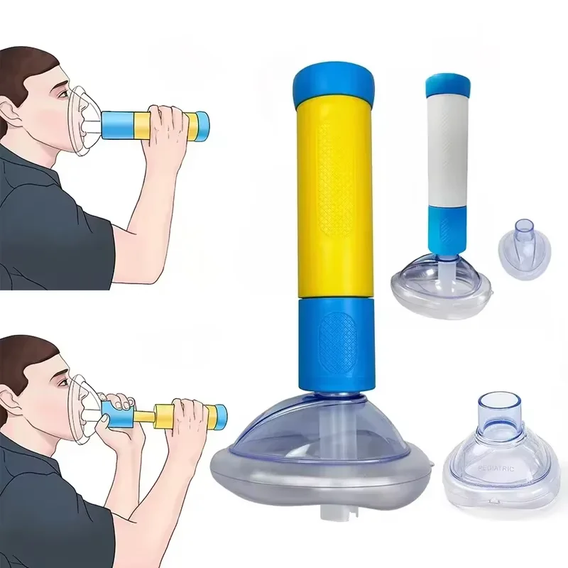 Anti-Choking Heimlich Maneuver Rescue Device with Face Mask Emergency Home First Aid Kit for Adults & Children Anti-Asphyxia