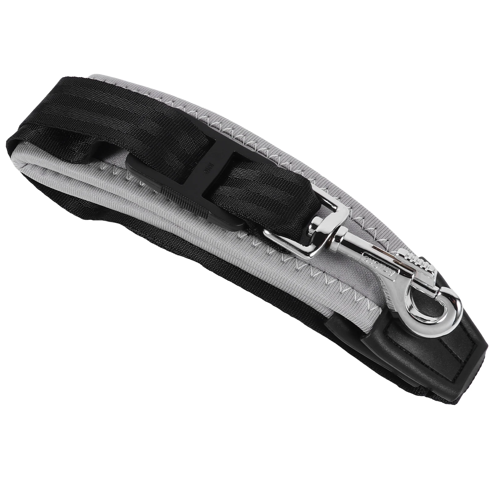 

Adjustable 47-61cm Saxophone Strap Breathable Cotton Harness Black Durable Zinc Alloy Hook Foldable