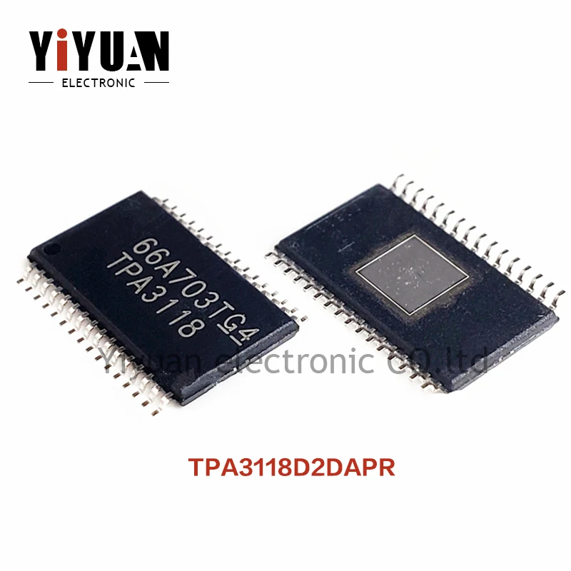 

10PCS NEW TPA3118D2DAPR TPA3118 HTSSOP-32 Mono Class D audio amplifier IC chip