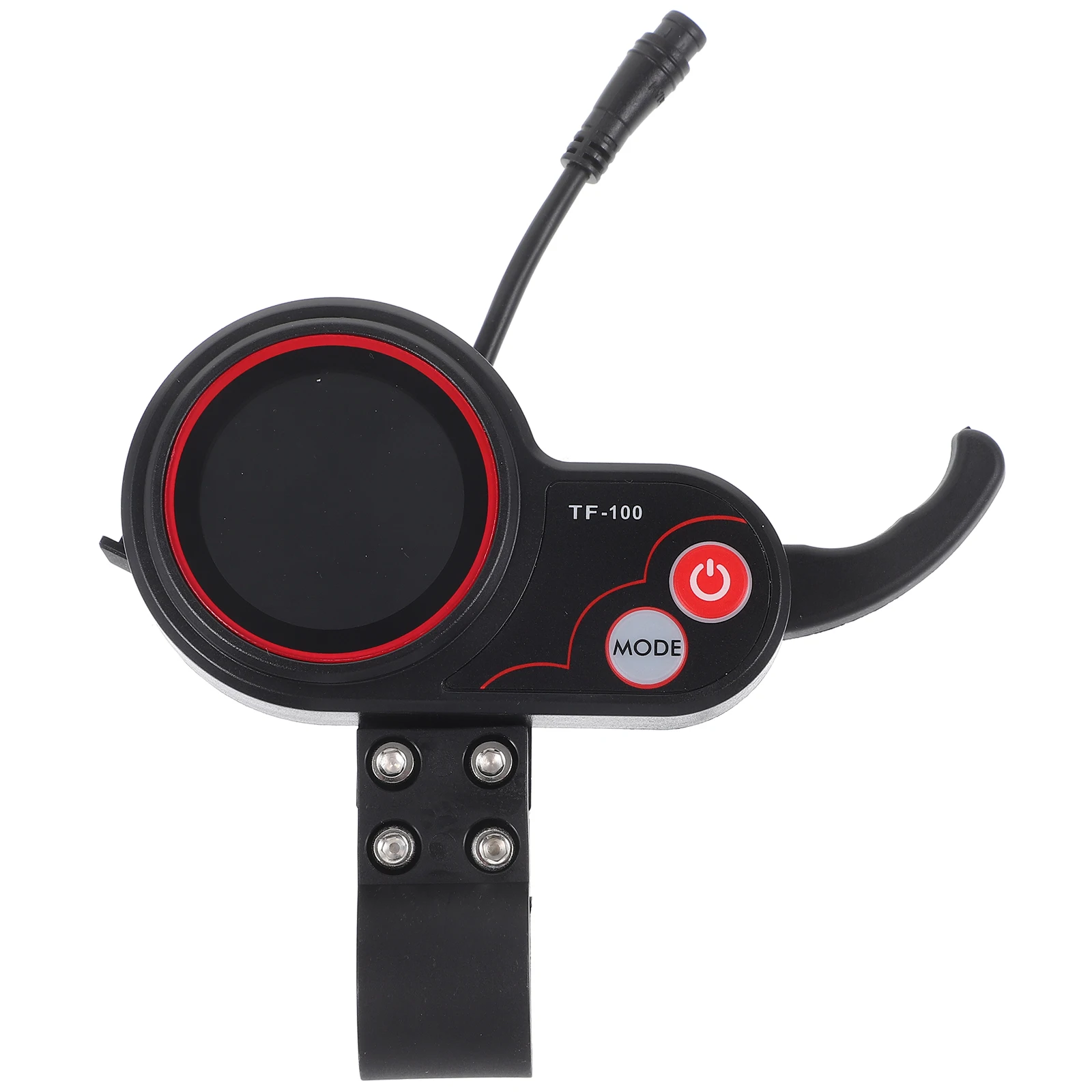 

Electric Display Panel Replacement 6 Pin Handlebar Compatible Durable Plastic Part Speed Monitor Screen For