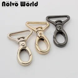 10-50pcs 5 colors 3 sizes 20-25-30mm trigger snap hook clasp metal clip swivel dog leash hardware chain bag fittings