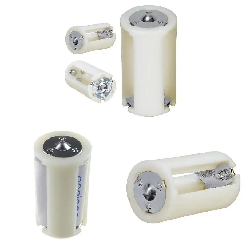 4-20pcs AA To D Battery Box High Quality 3x AA To D Size Battery Adapter Converter Holder Switcher Case Box For Battery Storage image 6