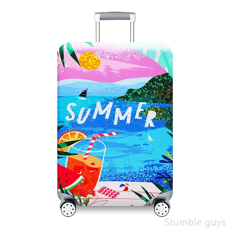 

High Elasticity Anti-Scratch Luggage Cover Protective Dustproof Washable Suitcase Sleeve Sturdy For Vacation 18-32 Inch