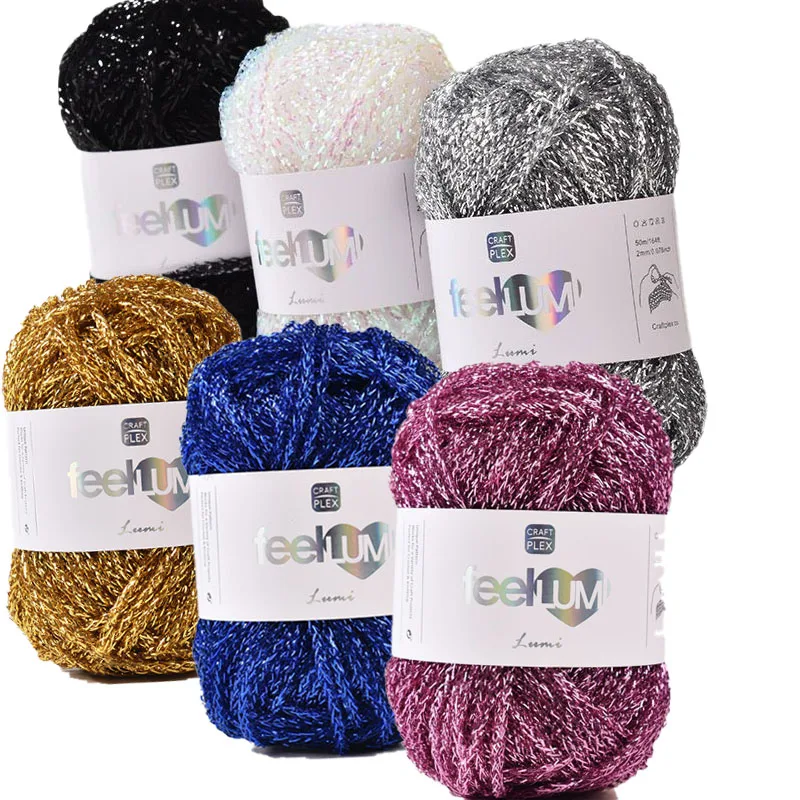 2 مللي متر سلك الذهب والفضة حبل مجوف الأساسية 50 متر لأكياس الحياكة اليدوية دمى البطانيات سلك الكروشيه