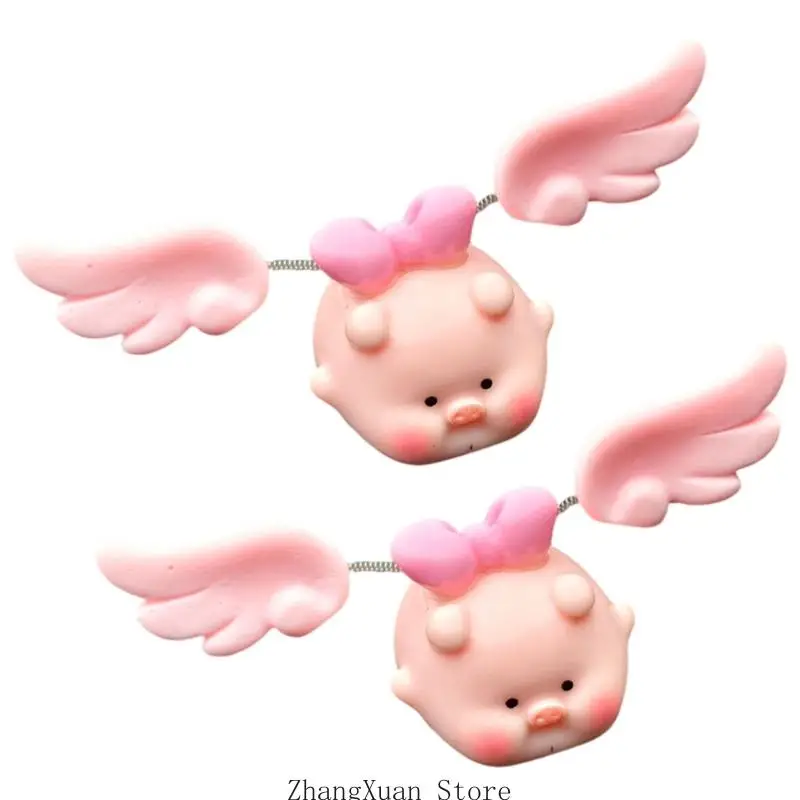 Cartoon-Schwingendes Schwein-Skulptur Kleines Tischspielzeug für Auto-Armaturenbrett-Dekorationen Geschenk 3XUF – Detail 7