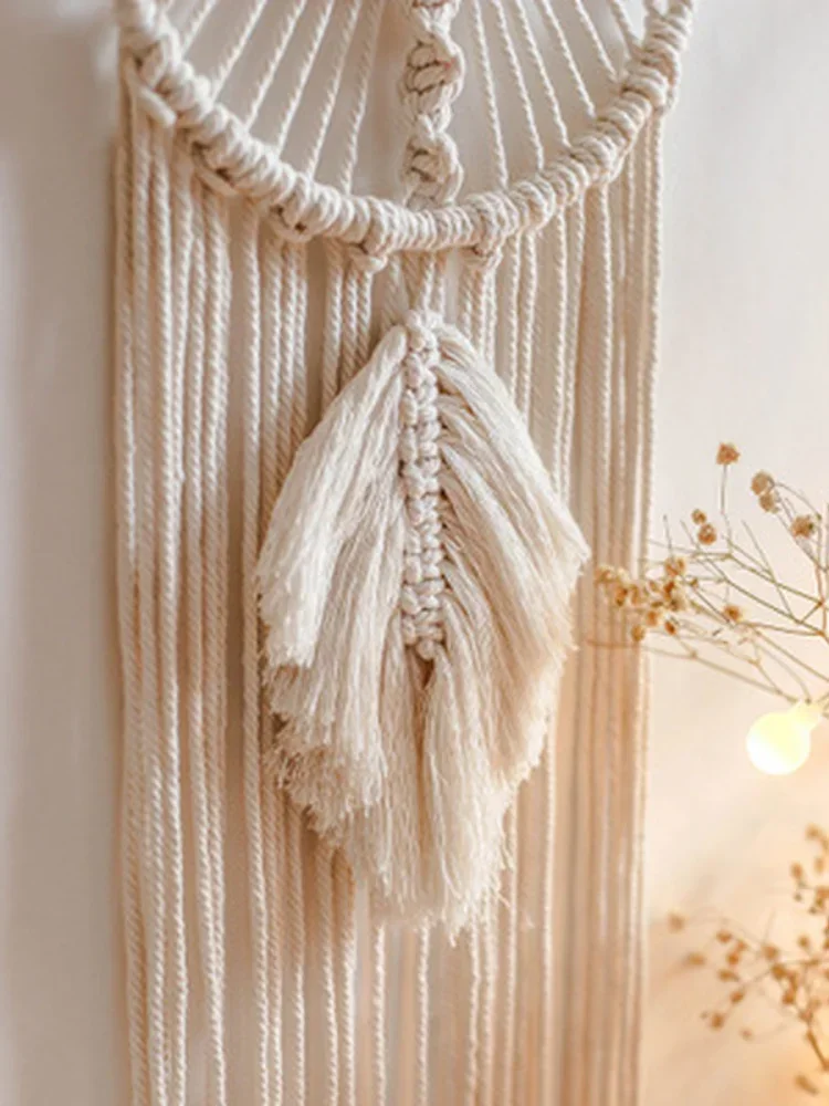 Macrame Dream Catcher Nordic Wall Tapestry Ramadan Decoration Home Eid Mubrack Room Decoration Bohemian Children's Nursery