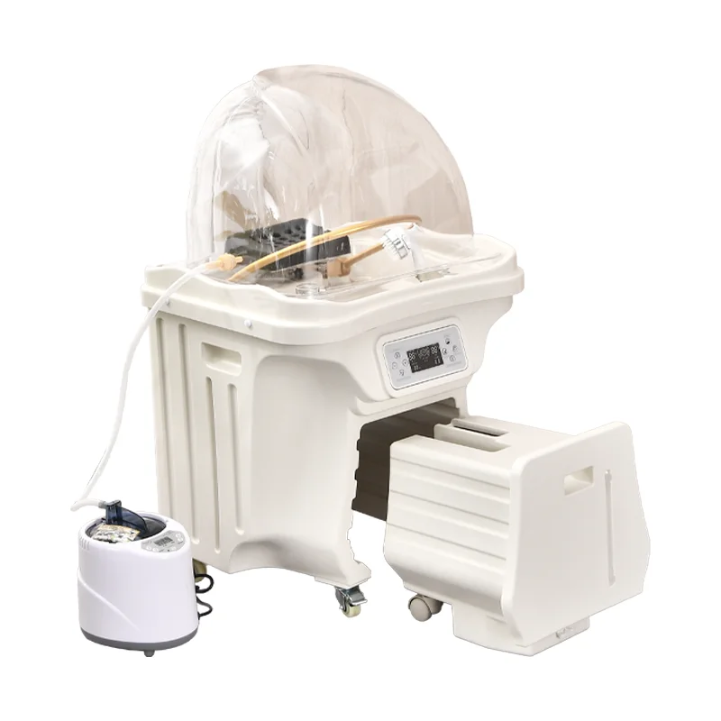 Salon furniture water circulation head therapy salon equipment shampoo basin is fully upgraded