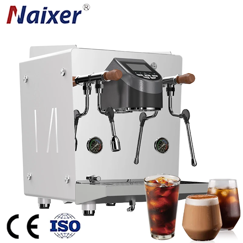 

E61 Кофемашина для эспрессо с двойным бойлером, роторный насос, 1, групповая головка, домашняя коммерческая машина для приготовления турецкого эспрессо, чая, кофе