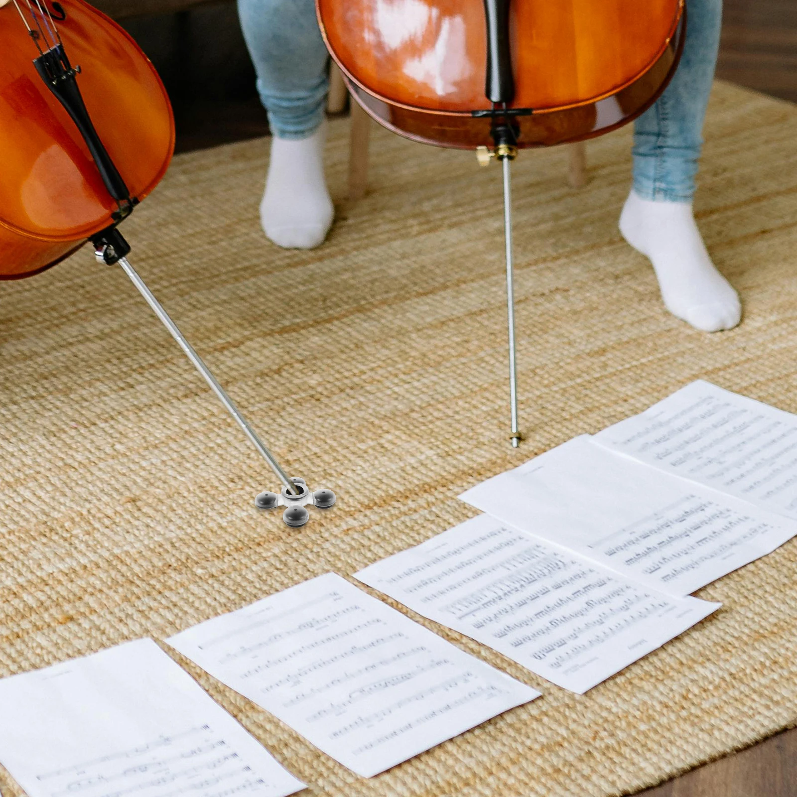 

Cello Endpin Rubber Mat Anti-Slip Floor Protector Stable Practice Performance Accessory Cello Endpin Cap Pad Anti-Slip Floor Pad