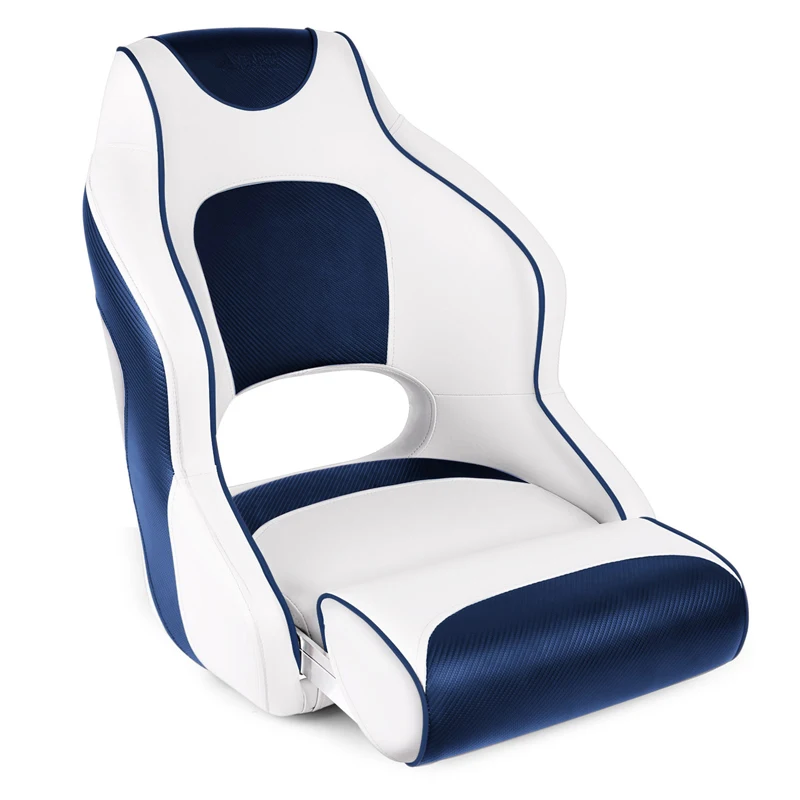 Top Quality Captain Fishing Boat Seats Customized Flip Up Bolster Marine Seats