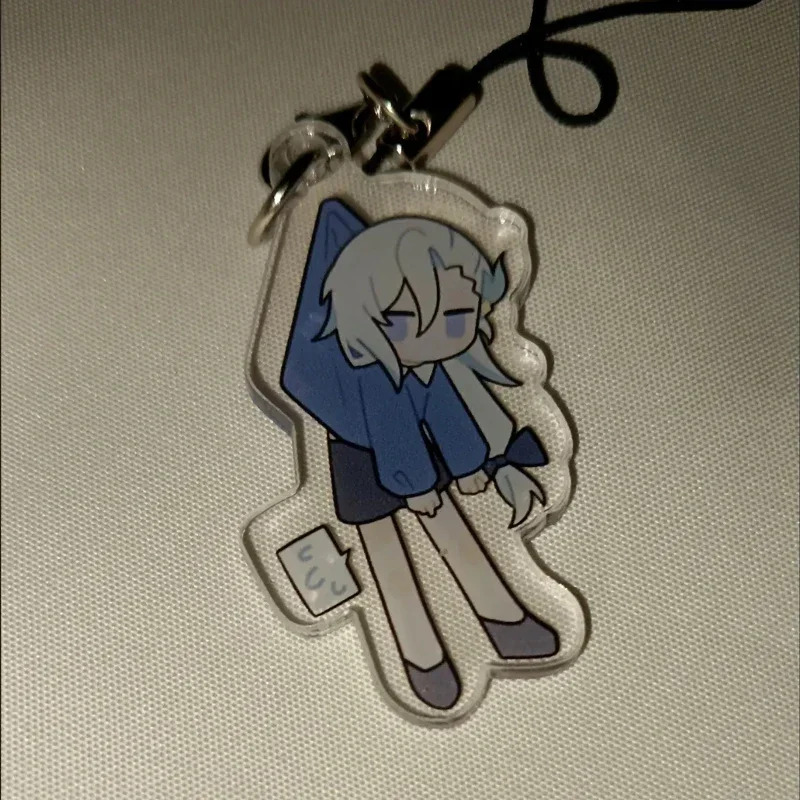 Game Anime Impact Scaramouche (Being Pulled by the Collar) Strap Lanyards For Mobile Phone Case Keychain Car Chain Cover Hang view 6