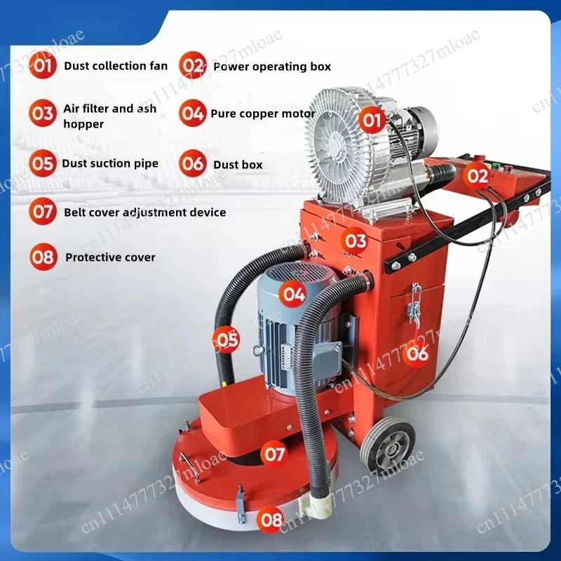 

Road concrete grinding and polishing machine, cement diamond concrete grinding machine 400mm