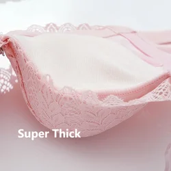 Thickened 12cm Bra, Super Thick, Gathered and Adjusted, No Steel Ring, Fashionable Small Chest, Flat Chest, Upper Support, Anti