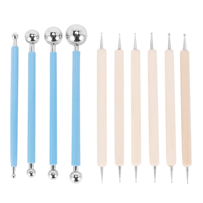 

A50I 30 Piece Dotting Tools Ball Styluses For Mandala Rock Painting, Pottery Clay Craft, Embossing Art