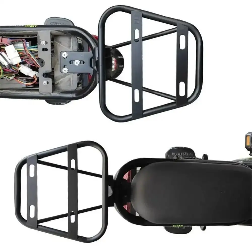 

Universal Compatible Electric Vehicle Rear Rack Reliable Support Stable Design Extension Bracket Integrated Backrest