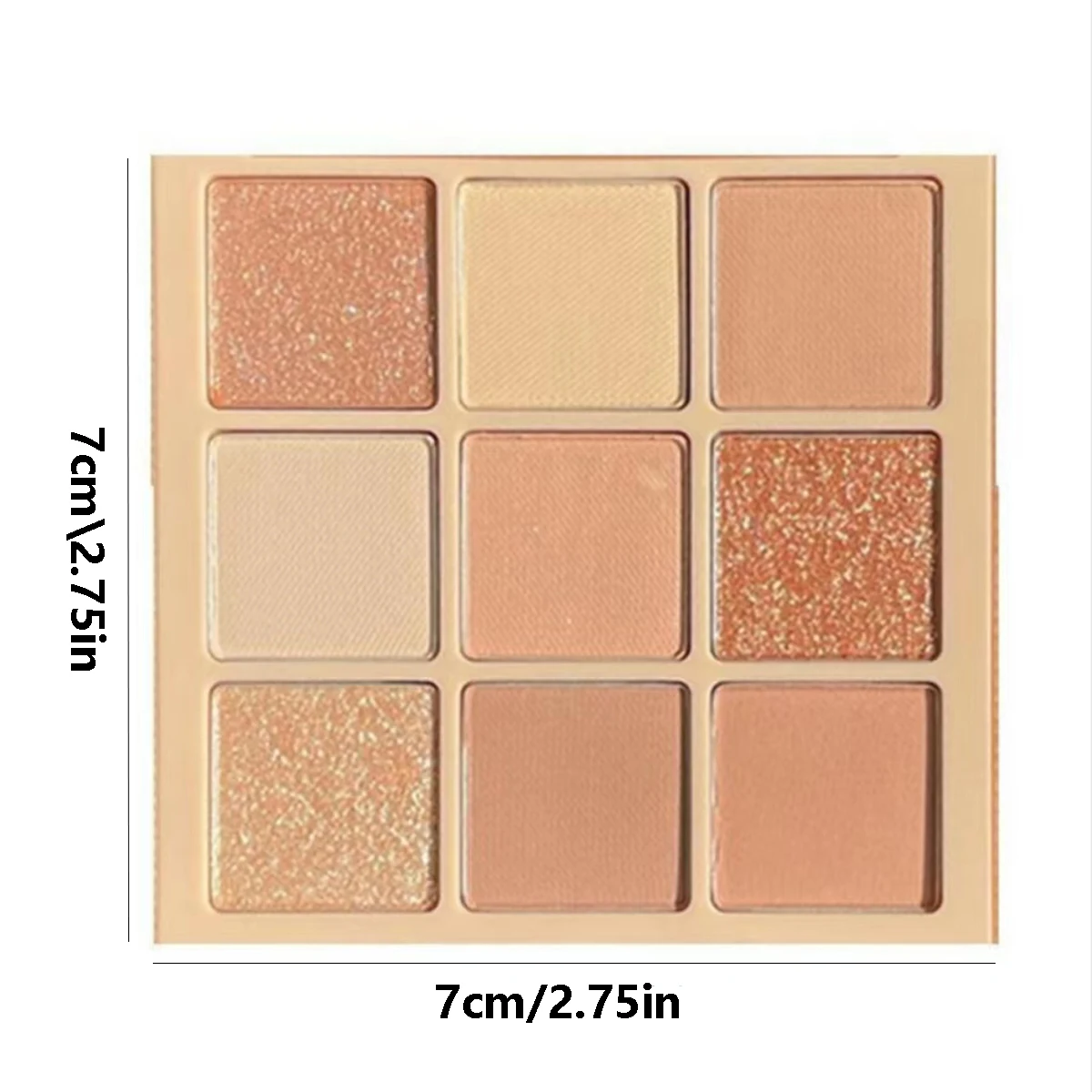 لوحة ظلال عيون فاخرة مكونة من 9 ألوان - تأثير مخملي غير لامع ولامع، متين مقاوم للماء، توت، بني وألوان عارية