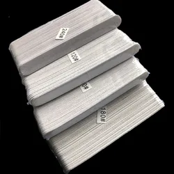 200 pcs zebra sandpaper replacement pads 100  120  180 240 grit nail professional file  removable pads disposable sandpaper