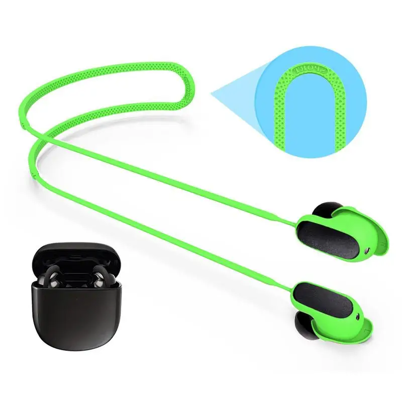 Anti-Lost Earbuds Strap For II Headphone Holder Rope Cable Headset Silicone Neck String Accessories