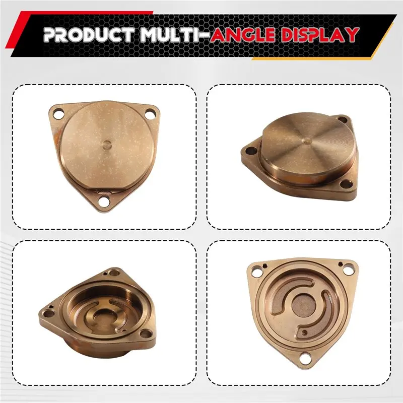 ABRW-Fuel Pump Housing Cap Feed Pump End Cover 294184-0130 2941840130 For HP3 Hino J05E For Kobelco SK200-8