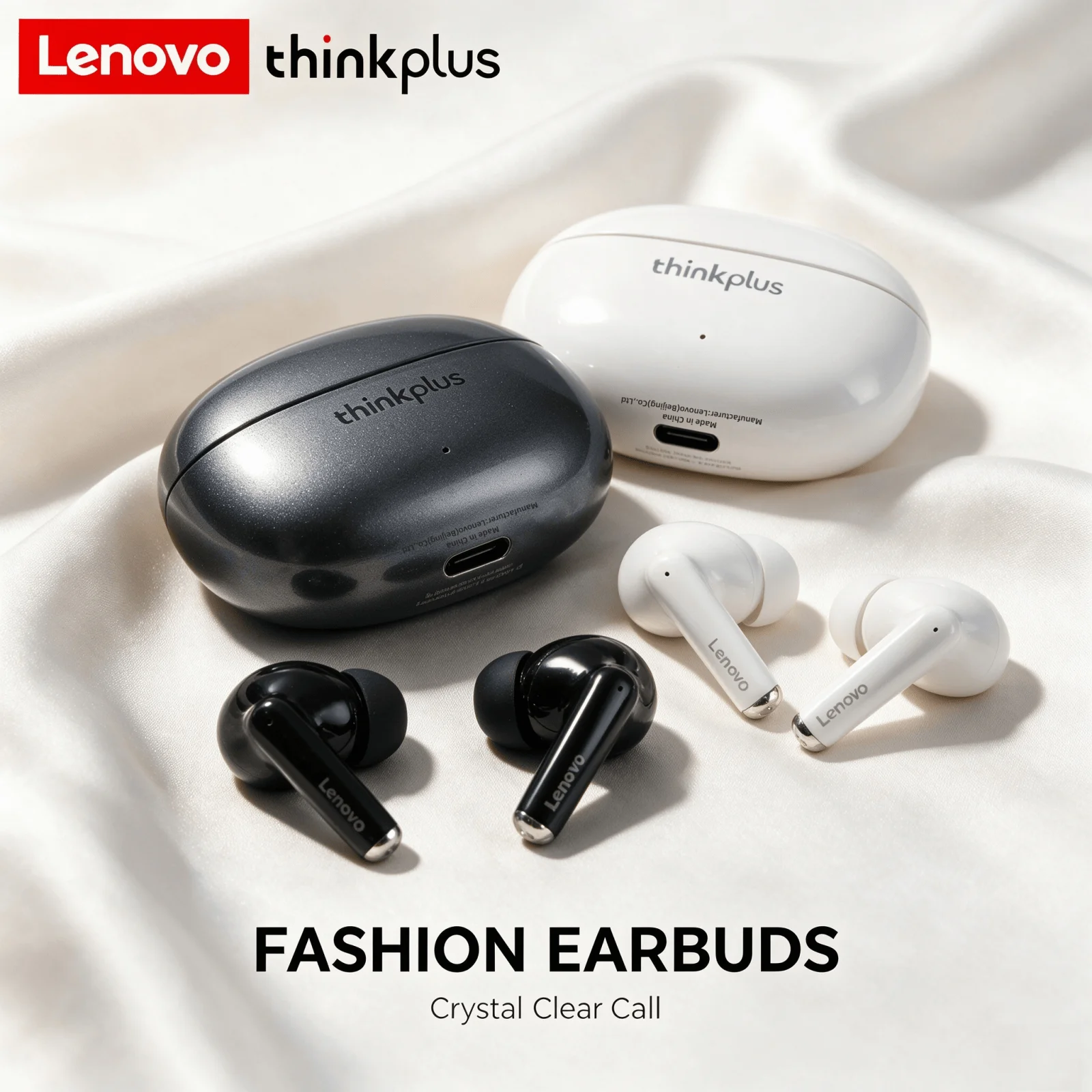 Lenovo XT88 Earphones Bluetooth Wireless Headset Earpiece HiFi Stereo Sound Touch Operate Water Resistant Earbuds For Driving