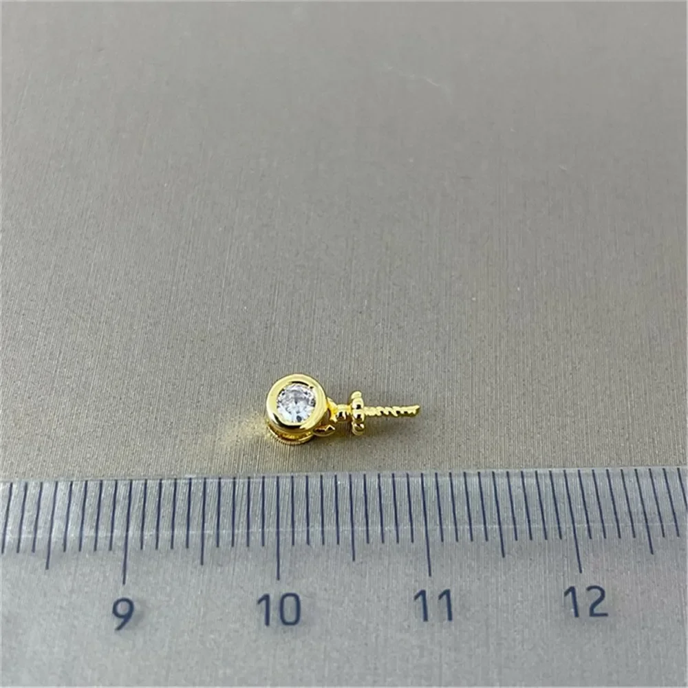 Classic Pearl Pendant Accessory 18K Plated Gold Pendant Settings Jewelry Findings Parts Fittings Connection Accessories D035