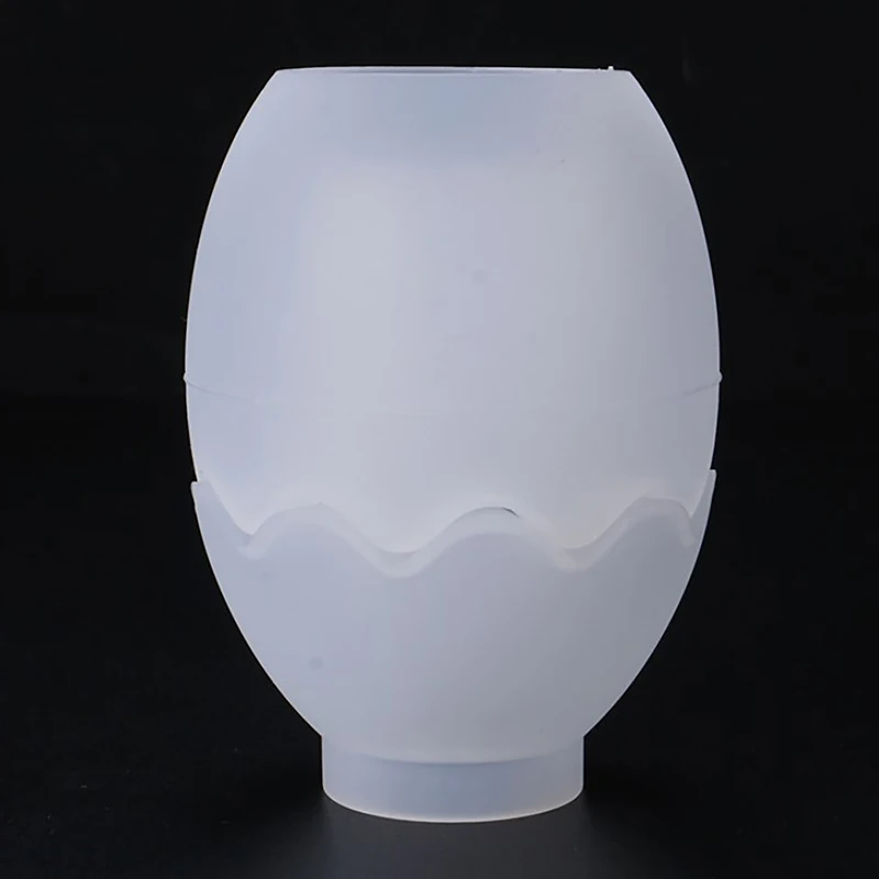 Egg Shape Candle Jar Mold Storage Box Silicone Mold with Lid Egg Candle Cup Gypsum Dripping Molds Craft Making Molds Decoration