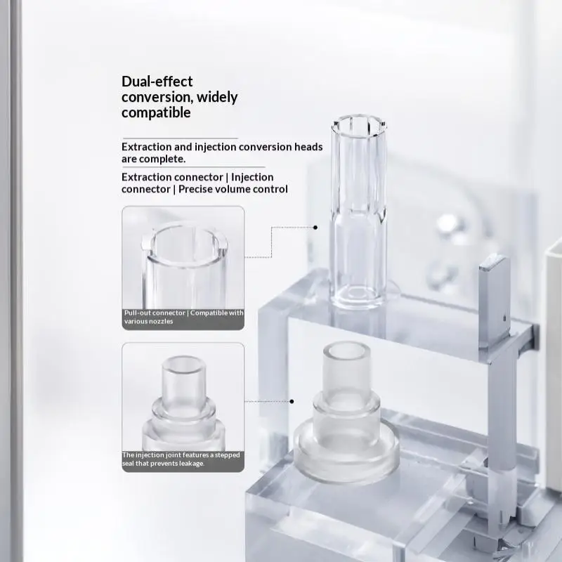 Parfüm-Nachfüllspritze, robustes Material, klare Skala, auslaufsichere Schnittstelle, tragbares, wiederverwendbares Transferwerkzeug für Reisen und den täglichen Gebrauch. – Detail 14