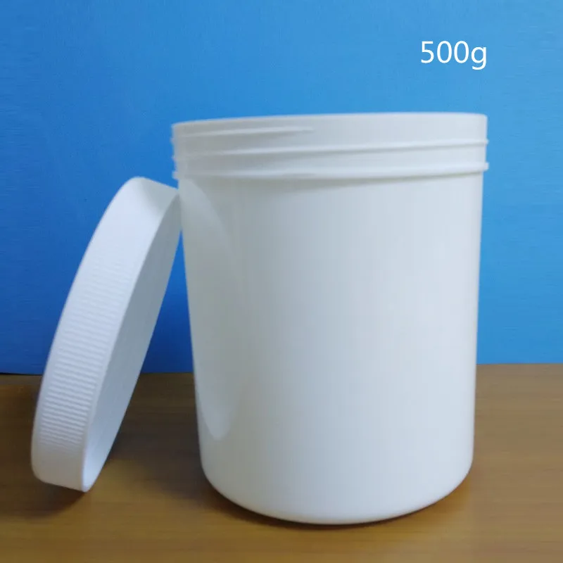 10pcs100/200/250/300/500/1000ml  White PlasticJar  Plastic Bucket Tank/Mask Jar/Cream Jar Empty Cosmetic Containers Makeup Box