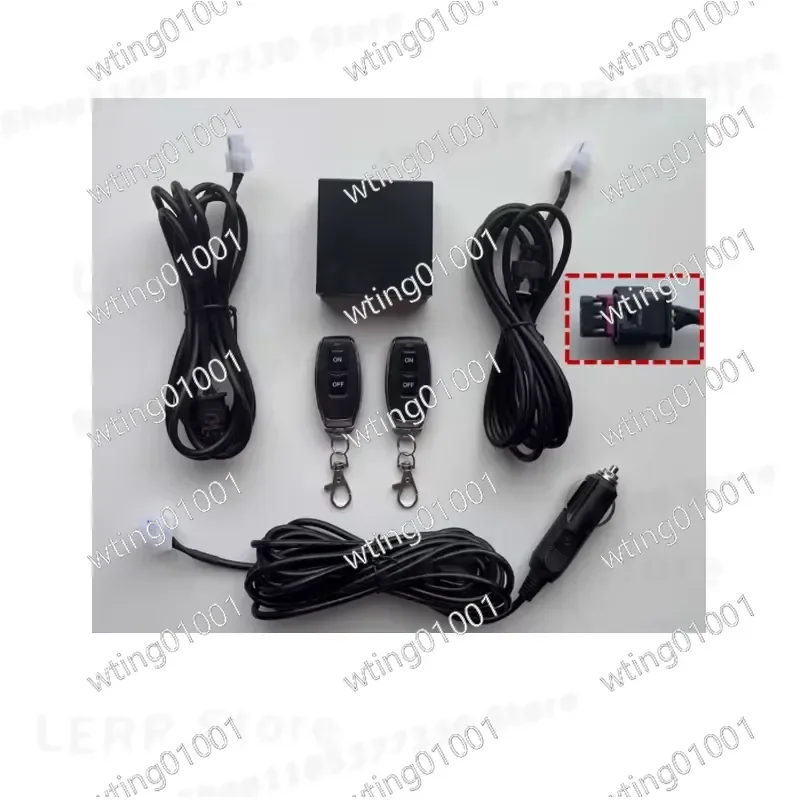for Universal Car Exhaust System Wireless Remote Control Kit Adjustable Electronic Valve Actuator with 3 Pin Connector and 3