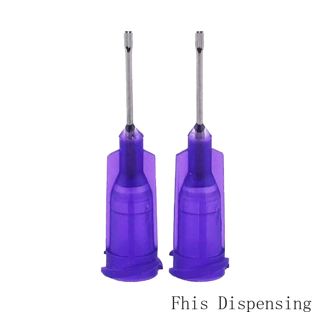 

Pack of 100 Flat Nozzle 0.5 " Pipe Length Dispensing Needles 21G