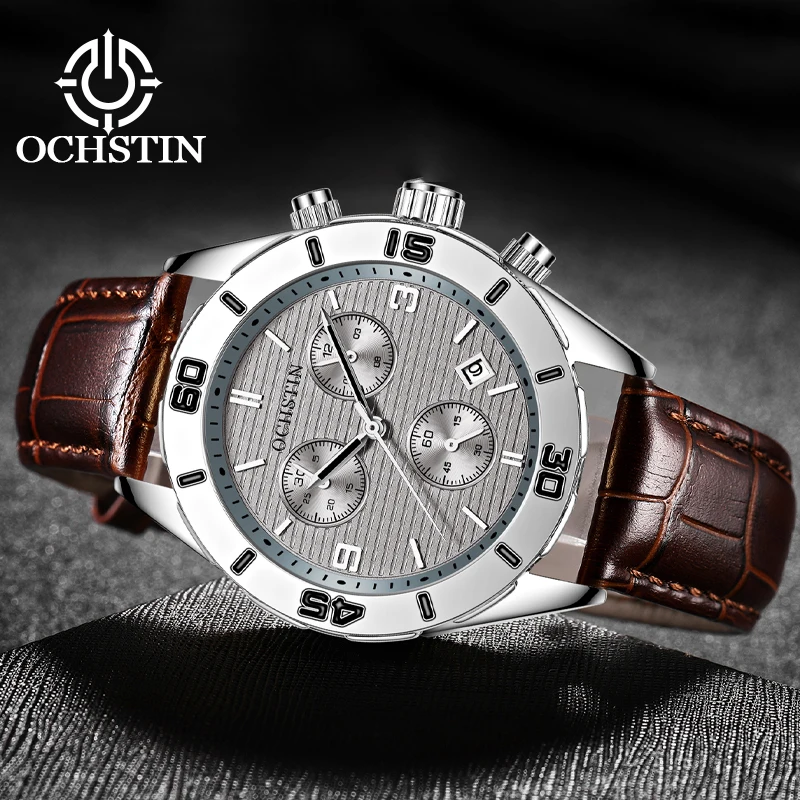 OCHSTIN New 2024 Navigator Series Sports Street Multi functional Quartz Movement New 2024 Watch Men's Quartz Watch