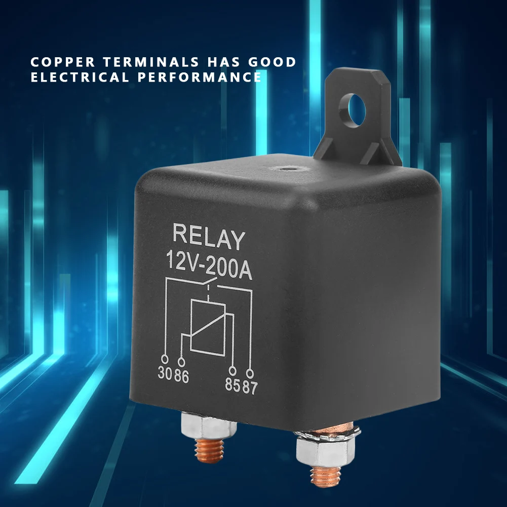 100A/200A Normal Open Heavy Duty Car Starter Relay for Control Battery WM686 ON/OFF RL/180 DC 12V Car Battery Control Relay